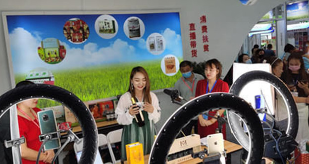 直播带货进入农洽会