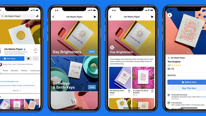 Facebook和Ins大手笔推出免费网店 让全球企业上网卖货