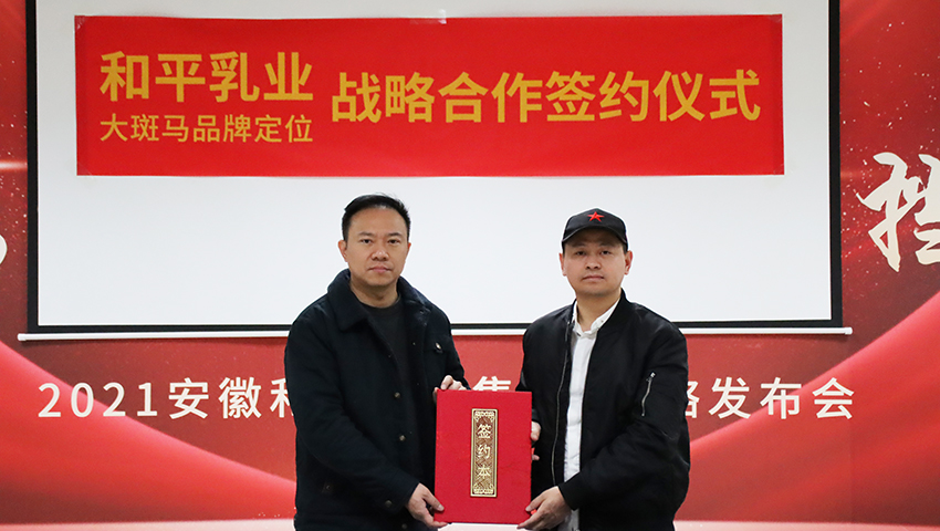 安徽和平乳业战略合作大斑马，开启品牌定位升级之路