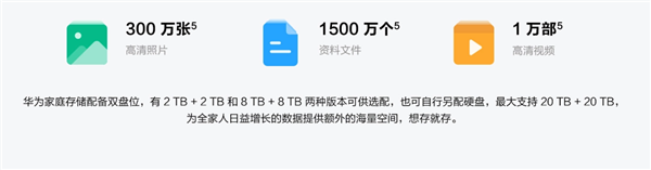 最大16TB双盘位!华为首款鸿蒙家庭存储预售卖断货:2999元起