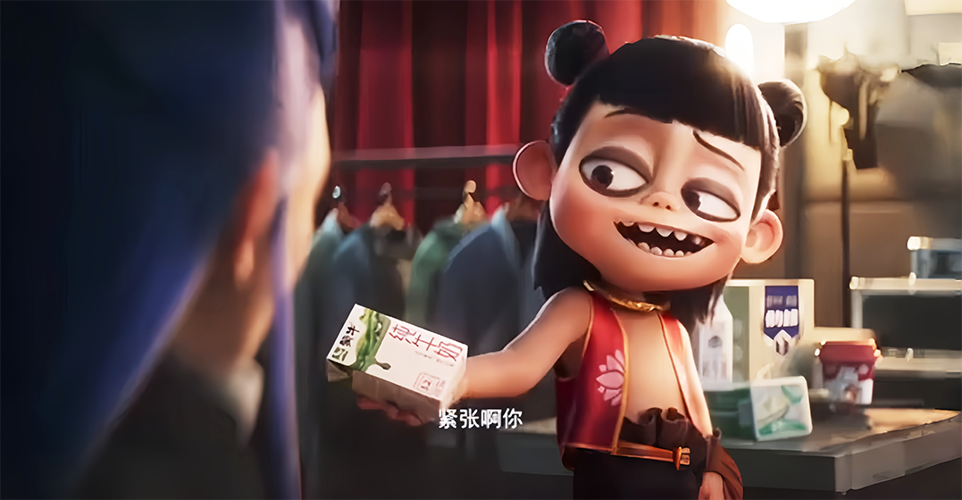 盘点《哪吒2》电影合作的广告：有牛奶有汽车，还有汤圆？