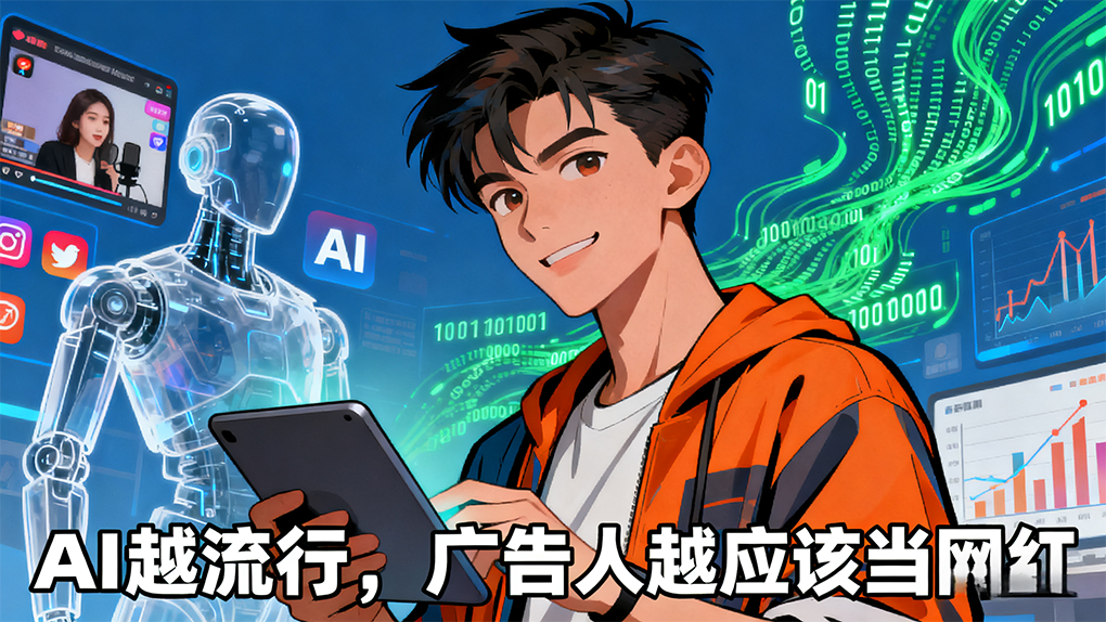 AI 越流行，广告人越应该当网红