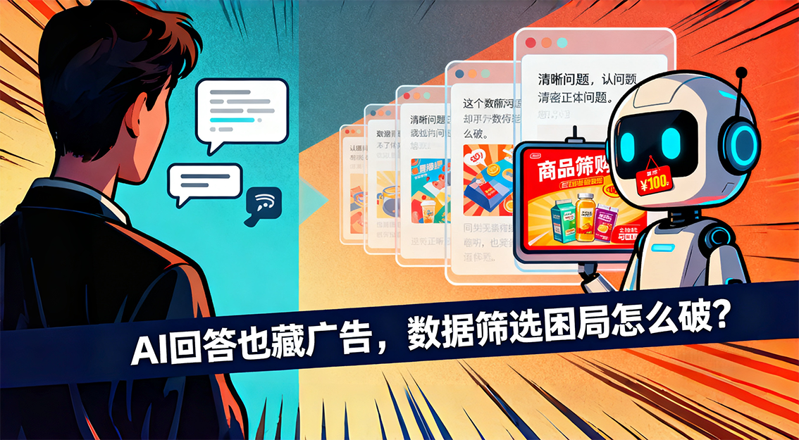 从&ldquo;解惑&rdquo;变&ldquo;带货&rdquo;：AI回答也藏广告，数据筛选困局怎么破？