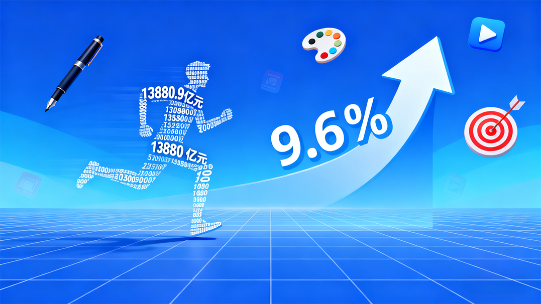 前三季度全国广告业头部企事业单位实现广告业务收入13880.9亿元，同比增长9