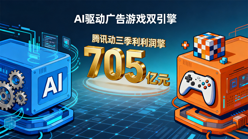 AI驱动广告游戏双引擎，腾讯三季度净利润705亿元超预期