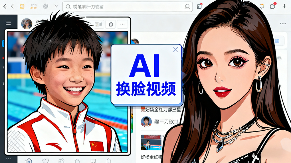 AI 换脸第一刀砍向明星，杨幂全红婵都中招
