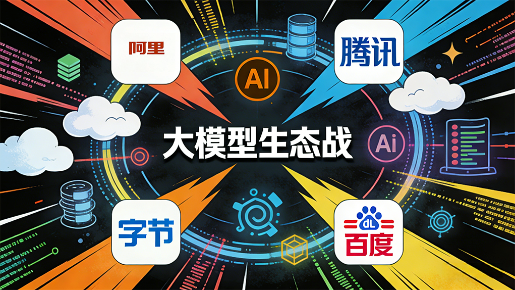 阿里腾讯字节百度，打响大模型生态战