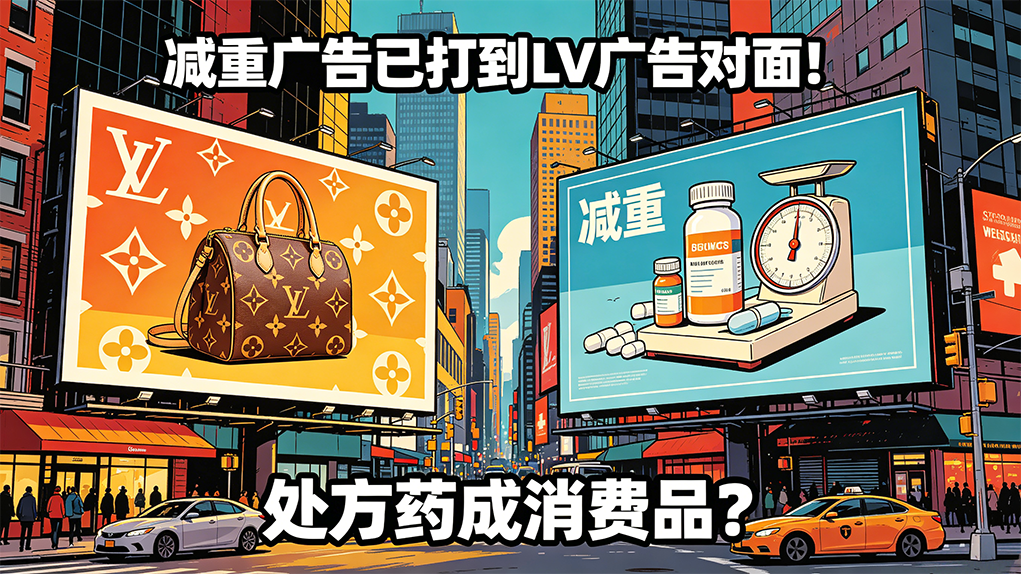减重广告已打到LV巨轮对面！处方药成消费品？
