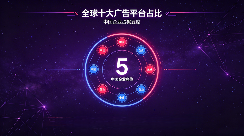 全球十大广告平台中，中国企业占据五席